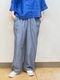 SALE Vas-y Lentement/�������������ȥޥ󡡡�POPLIN STRIPE EASY PANTS������NVL2523��[����̵��]