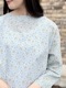 SALE ARMEN/󡡡COTTON FLOWER PRINT UTILITY BOAT NECK SMOCKINAM2513FD ؤ椦ѥåб