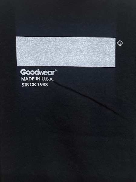 GOODWEAR/åɥ "BOX LOGO BACK PRINT"7.2oz CREW-NECK S/SL TEE CUFF&HEM RIBNGT9801 2891ؤ椦ѥåб