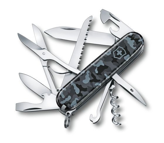 VICTORINOX(ビクトリノックス)　ハントマン・ネイビーカモフラージュ　1.3713.942　【送料無料】　メール便にてお届け手配