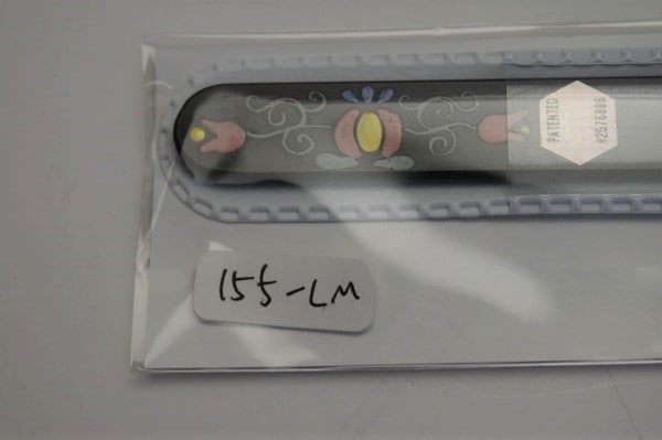 ブラジェク　ガラス爪やすり　モラヴィア　ハンドペインティング　(155-LM)　【送料無料】　メール便にてお届け手配