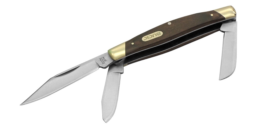 バックナイフ BUCK　371BRS ストックマン バールウッド