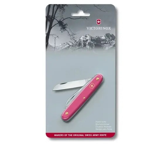 VICTORINOX(ビクトリノックス)　フローリストナイフ（ストレート）ピンク(3.9050.53B1) 【送料無料】　メール便にてお届け手配
