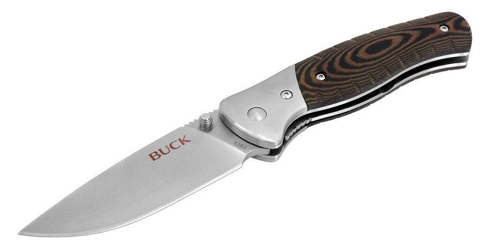 バックナイフ BUCK　836BRS フォールディングセルカーク