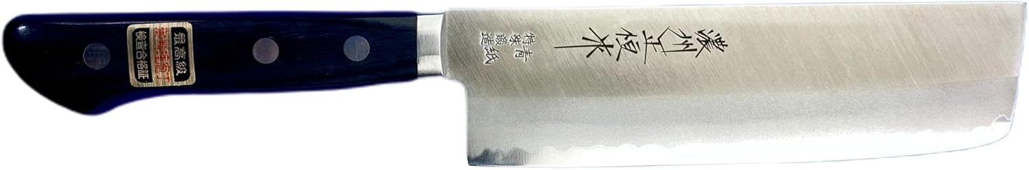 岐阜 関 包丁 岐阜 関 濃州正恒作 V.ROAD 青紙口金付 薄刃包丁 CA803M 165mm