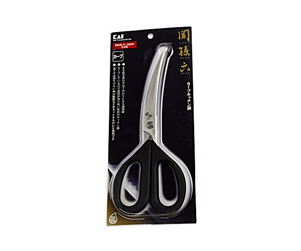 関孫六　カーブ キッチンハサミ　DH3313　【送料無料】　メール便にてお届け手配