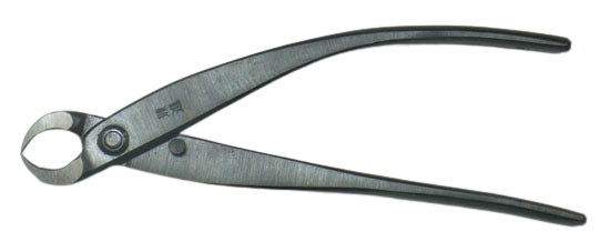 盆栽道具 コブ切 細幅加工 兼進作 小 全長150mm No.9B
