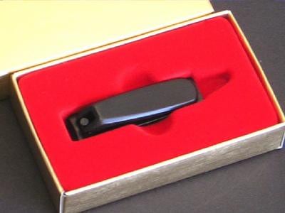 和製ブラック爪切り(小)　NC-121B　【送料無料】メール便にてお届け手配