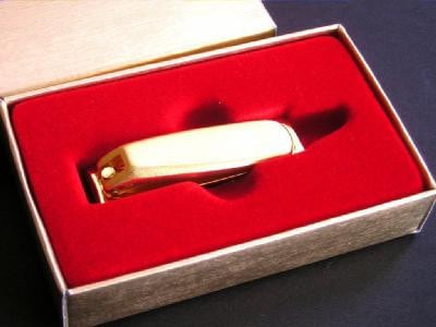 和製金メッキ爪切り(小・カバーなし)　NC-121K　送料無料　メール便発送
