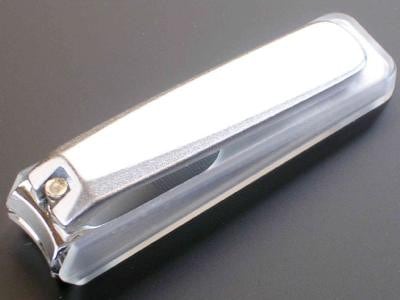 和製クローム爪切り(大・カバー付) NC-212CC 【送料無料】メール便にてお届け手配