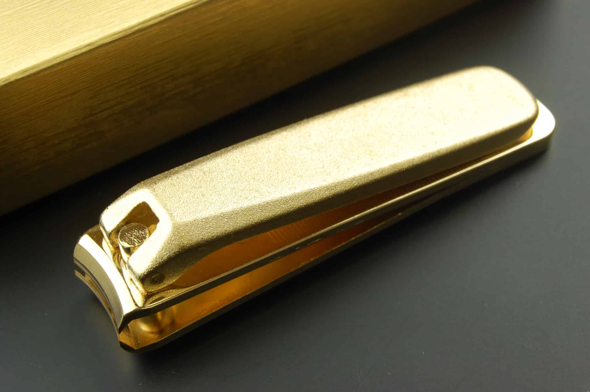 和製金メッキ爪切り　(大・カバーなし)　NC-212K　メール便にてお届け手配