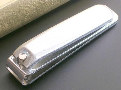 和製クローム爪切り(直刃・大・カバーなし) NC-222C 【送料無料】 メール便にてお届け手配