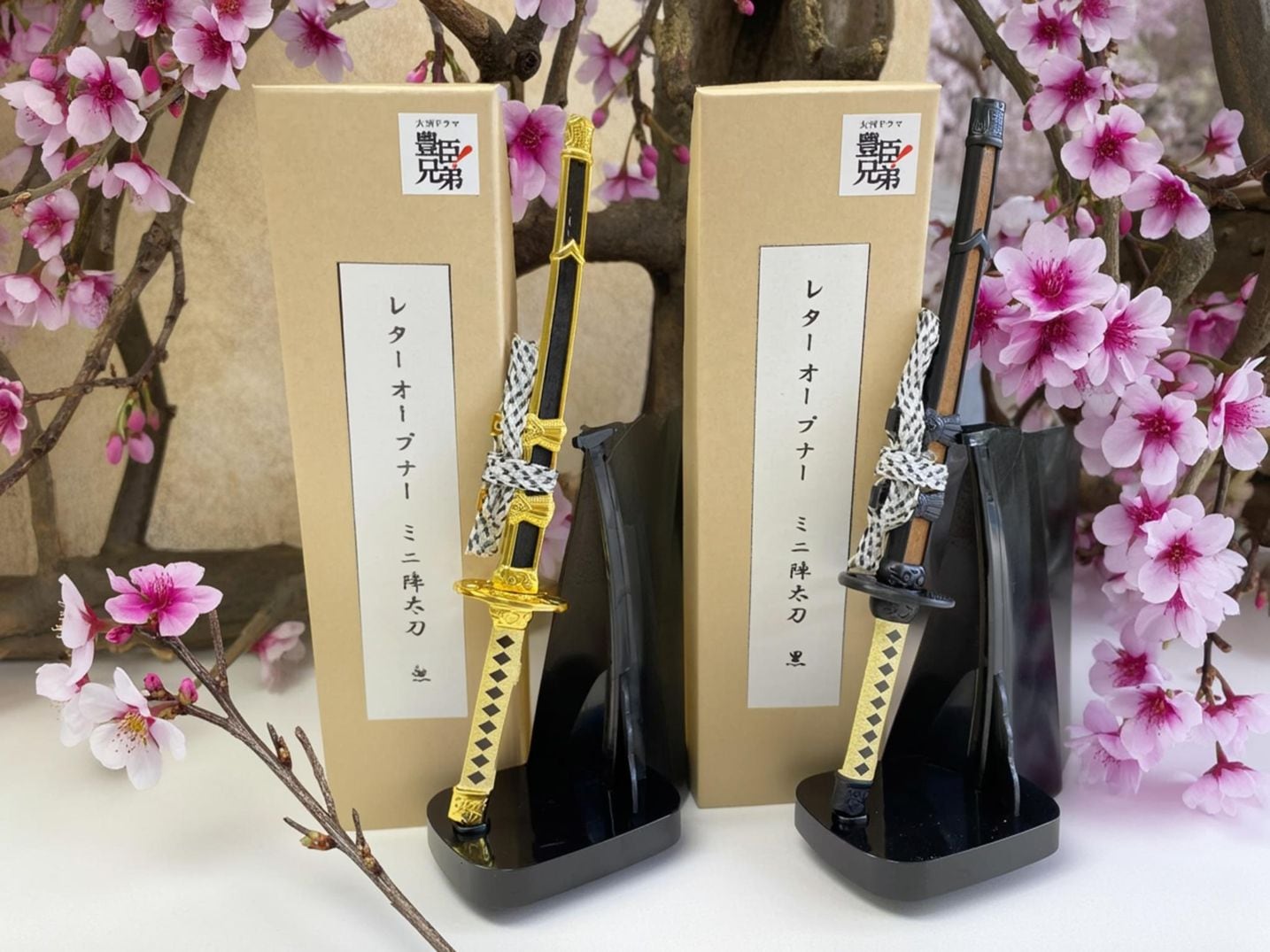 V.ROAD　レターオープナー　ペーパーナイフ　ミニ陣太刀・黒（豊臣兄弟！）　JT1-BT　ミニ陣太刀・金（豊臣兄弟！）　JT1-GT