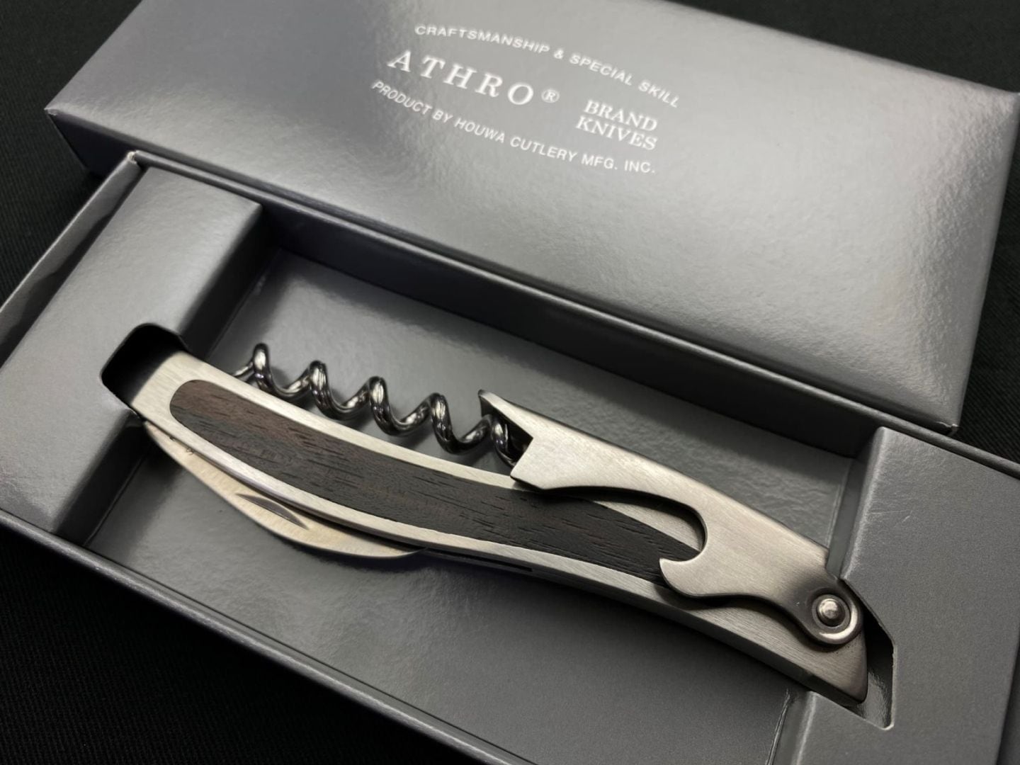 ATHRO (アスロ)　ソムリエナイフST　コクタン　ST-EW-75