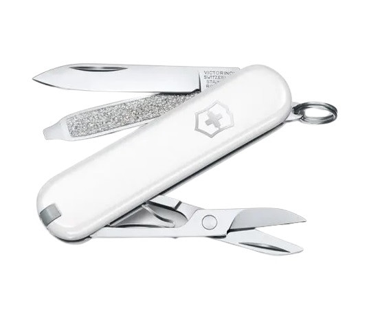 VICTORINOX(ビクトリノックス)　クラシックSD　カラーズ　(0.6223.7G)　ホワイト　ミニ58mm　【送料無料】　メール便にてお届け手配