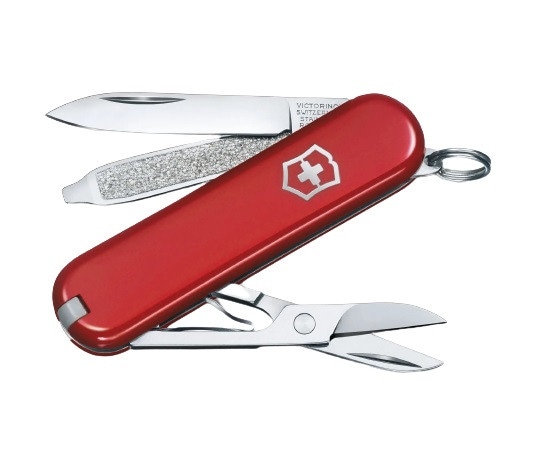 VICTORINOX(ビクトリノックス)　クラシックSD　カラーズ　(0.6223.G)　レッド　ミニ58mm　【送料無料】　メール便にてお届け手配