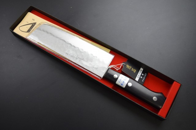 兼昇作 薄刃庖丁 青紙鍛造 菜切り YH-2002 【送料無料】