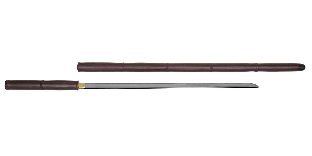 尾形刀剣 座頭市仕込杖 丸茶竹鞘 ZT-3