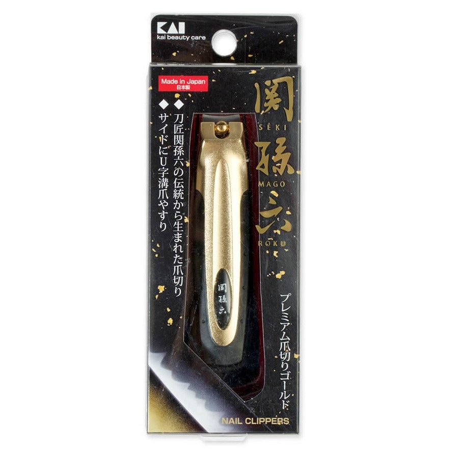 貝印　KAI　関孫六　爪切り　type101ゴールド HC3542　【送料無料】　メール便にてお届け手配