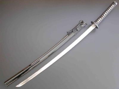 居合練習刀　肥後拵え（特上拵え）樋入り　H004-1