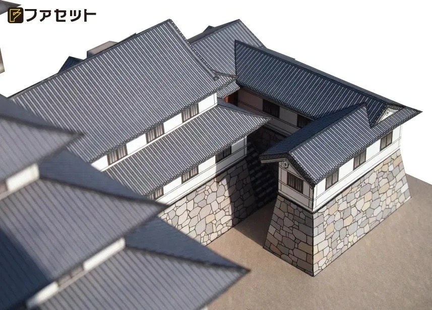 ファセット　日本名城シリーズ１／３００　復元 佐賀城　M56 メール便発送 