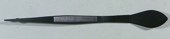 盆栽道具　ピンセット　兼進作　直　210mm　No.58　黒染め　