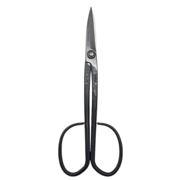 兼進作 盆栽道具　手打ち長柄小枝切鋏　青紙（青鋼）　全長210mm　No.38G