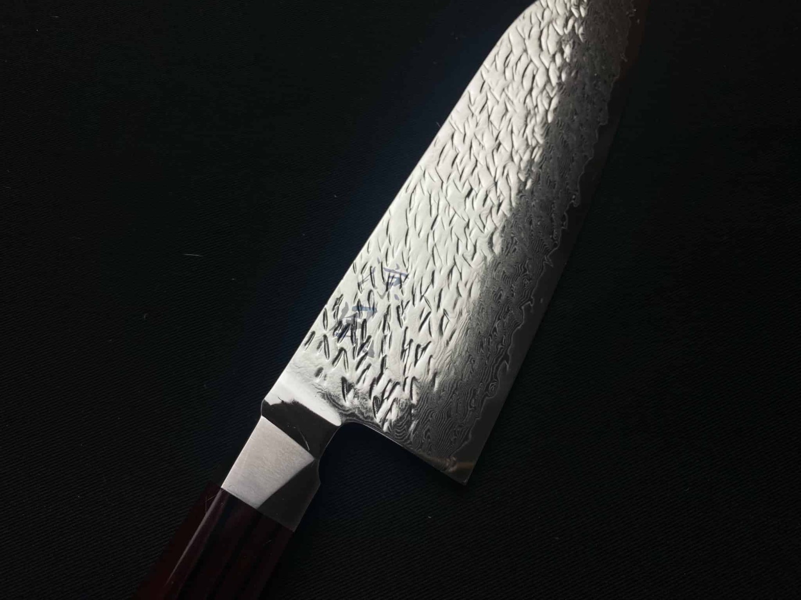 涼風 高級包丁 ダマスカス 三徳包丁 180mm SUZ-180S V.ROADマイクロ