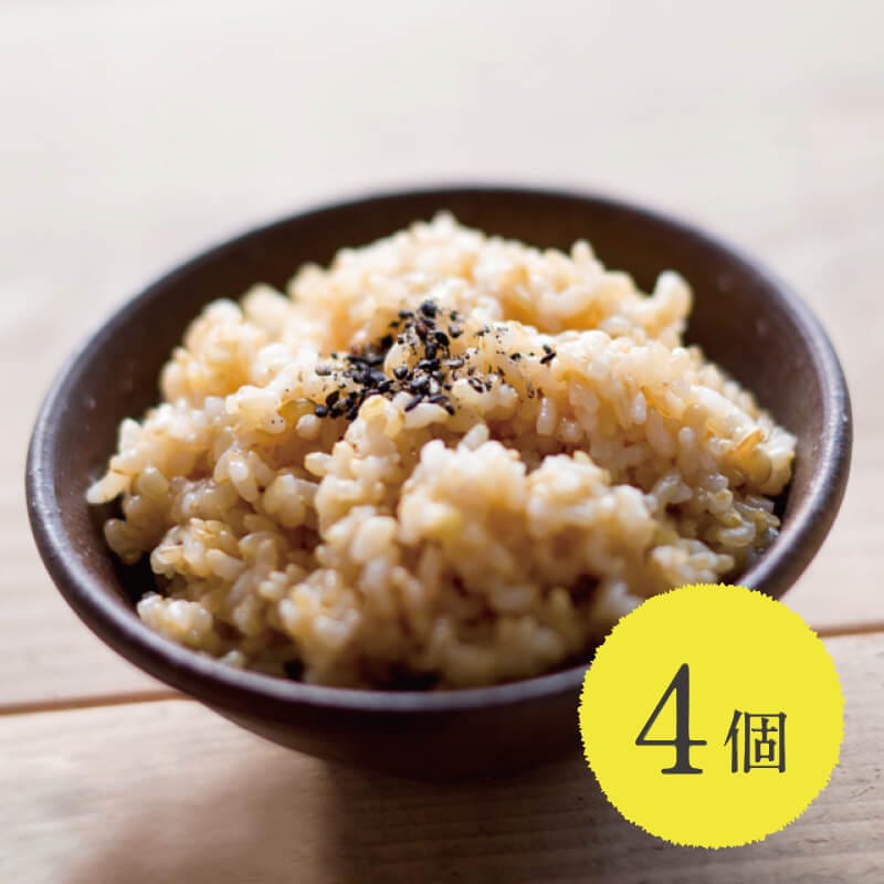＜令和7年産＞実身美の炊き立て玄米ごはん（150g×４個入）
