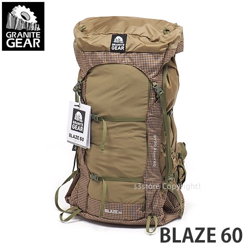 グラナイト ギア ブレイズ60 【GRANITE GEAR BLAZE 60】 ハイキング 登山 トレッキング リュック バックパック 旅行 アウトドア バッグ カラー:ポッテリークレイ サイズ:Reg