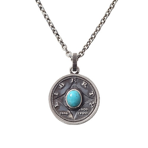 天然石ターコイズ ストーンペンダント|ペンダント|Silver Accessory / シルバー アクセサリー