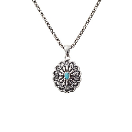 天然石ターコイズ ストーンペンダント|ペンダント|Silver Accessory / シルバー アクセサリー