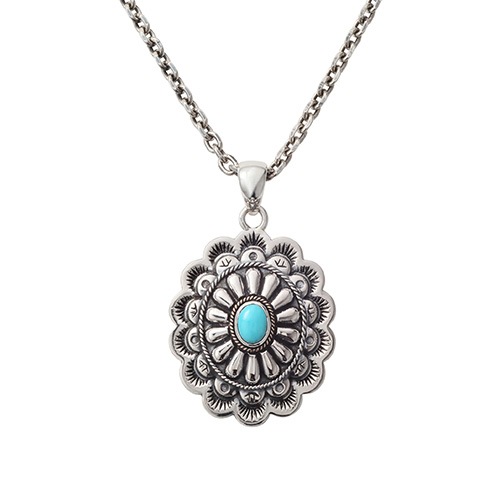 天然石ターコイズ ストーンペンダント|ペンダント|Silver Accessory / シルバー アクセサリー