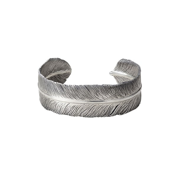 925シルバーフェザーリング、Sv1000バングル、925ペンダントトップ フェザー シルバー925ペンダントトップ｜Silver Accessory