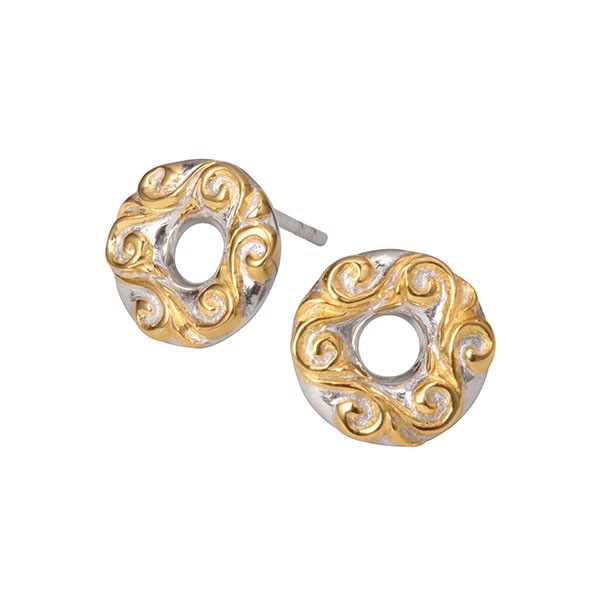 アラベスク シルバー925 K24（24金）ゴールドプレートピアス|ピアス|GOLD PLATE/ゴールドプレート