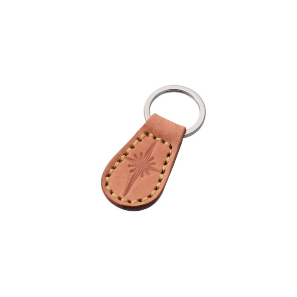 本革レザーキーホルダー ナチュラル サドルレザー|キーホルダー|LEATHER / レザー