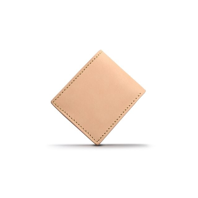 ミドルウォレット/革財布 ナチュラル サドルレザー｜全てのレザー