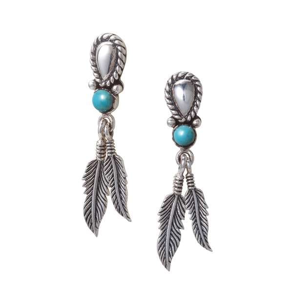 天然石ターコイズ ストーンピアス|ピアス|Silver Accessory / シルバー アクセサリー