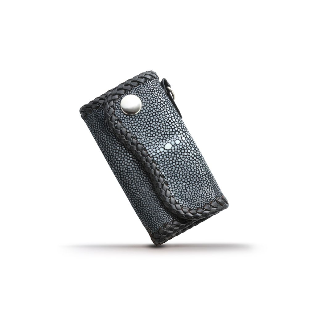 エイ革/スティングレイレザー キーケース