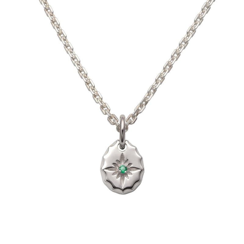 エメラルド Amazon.co.jp: PEORA 14K ホワイトゴールド 人工エメラルド