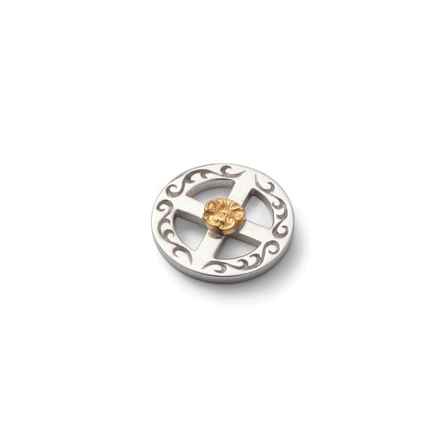 ポピー メディスンホイール シルバー925 K24（24金）ゴールドプレート ネックレスパーツ|ペンダント・ネックレス|Silver Accessory / シルバー アクセサリー