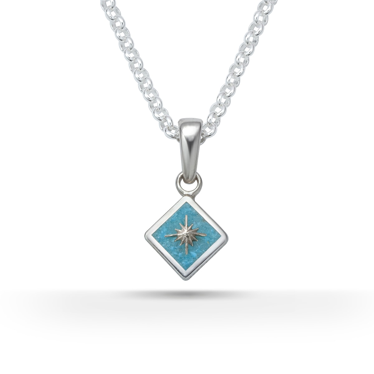 サンシンボル 天然石ターコイズ シルバー925 ペンダントトップ