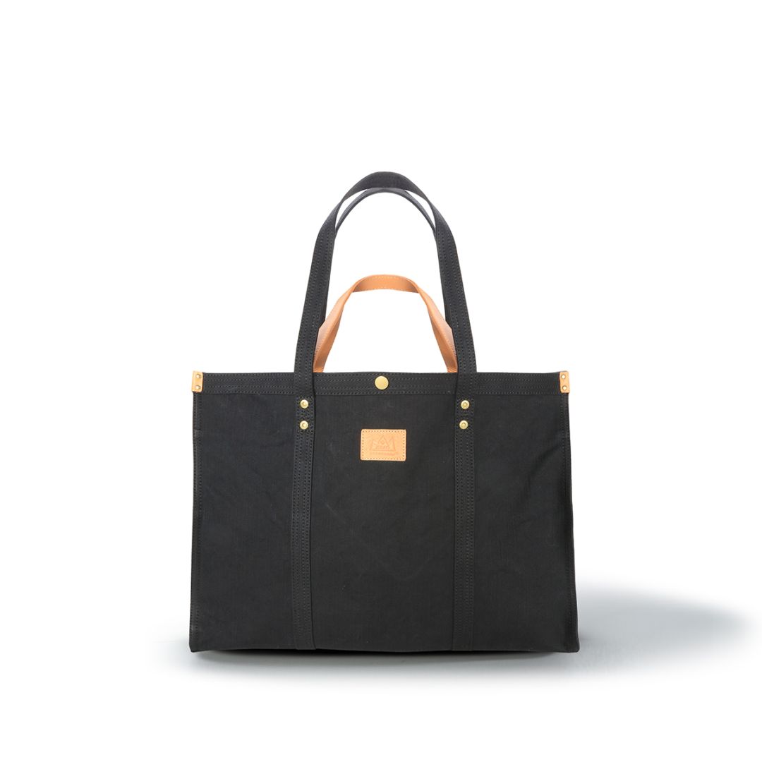 2WAYショルダーバッグ/ブラック/キャンバス/サドルレザー