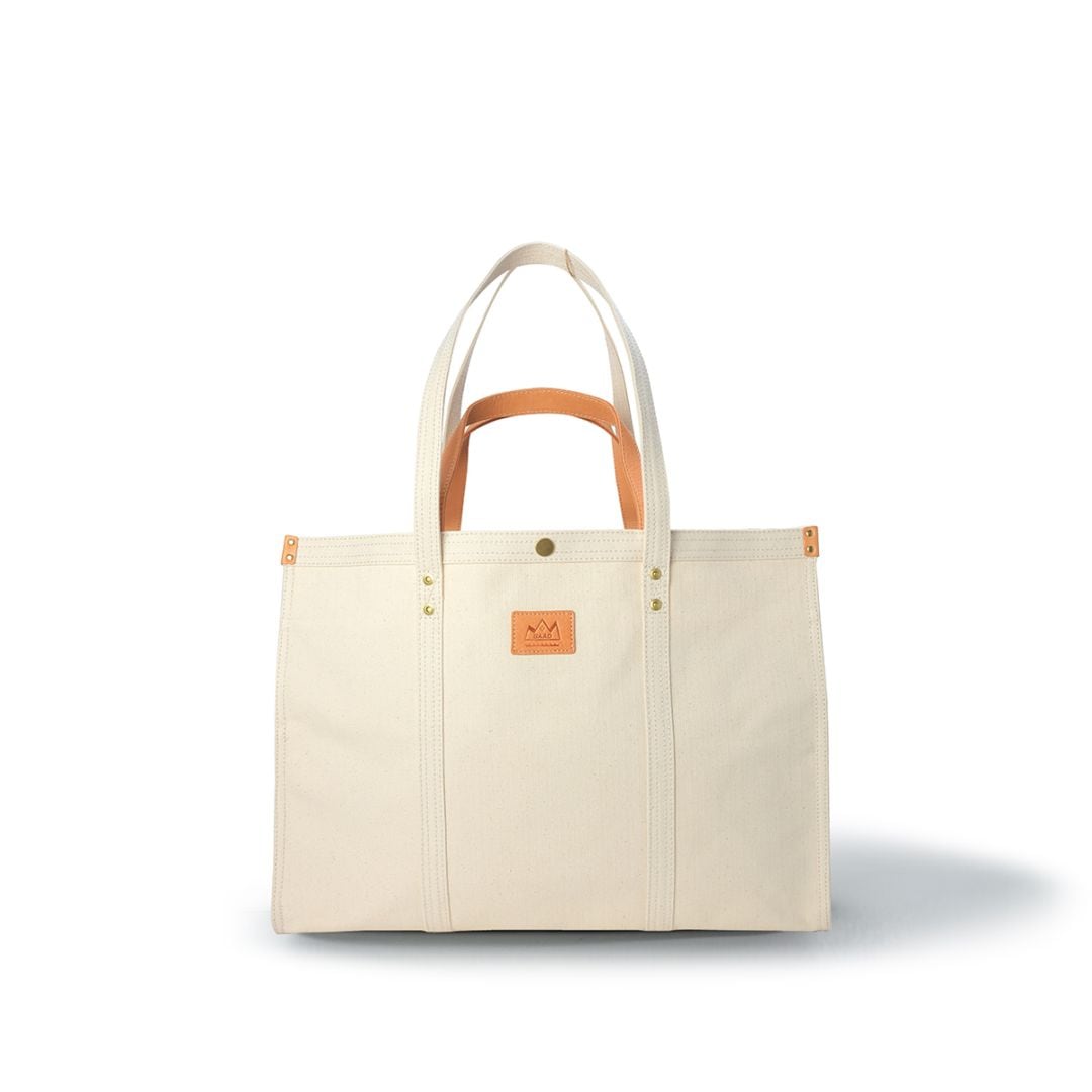 2WAYショルダーバッグ/ホワイト/キャンバス/サドルレザー