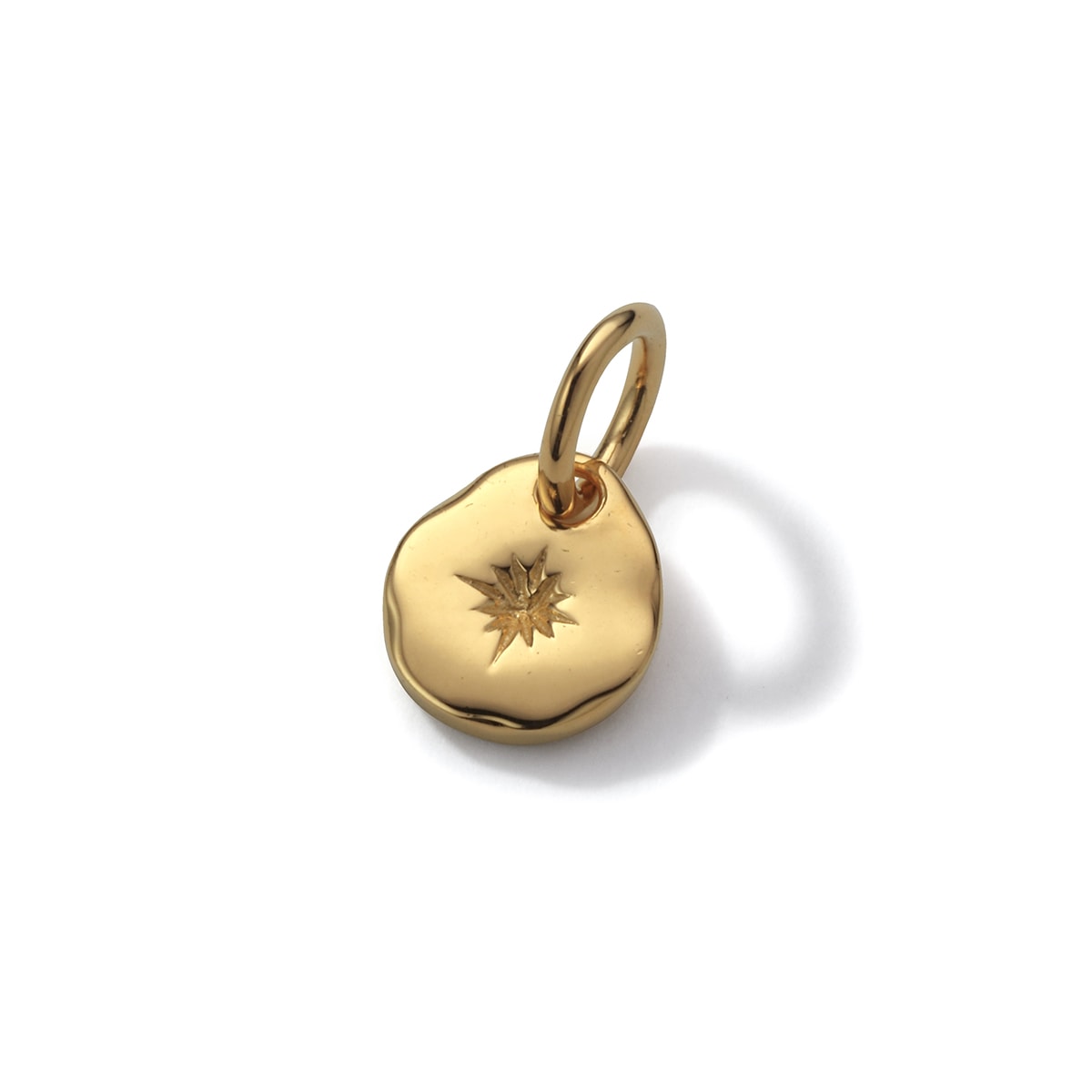 サンシンボル シルバー925 K24（24金）ゴールドプレートペンダントトップ