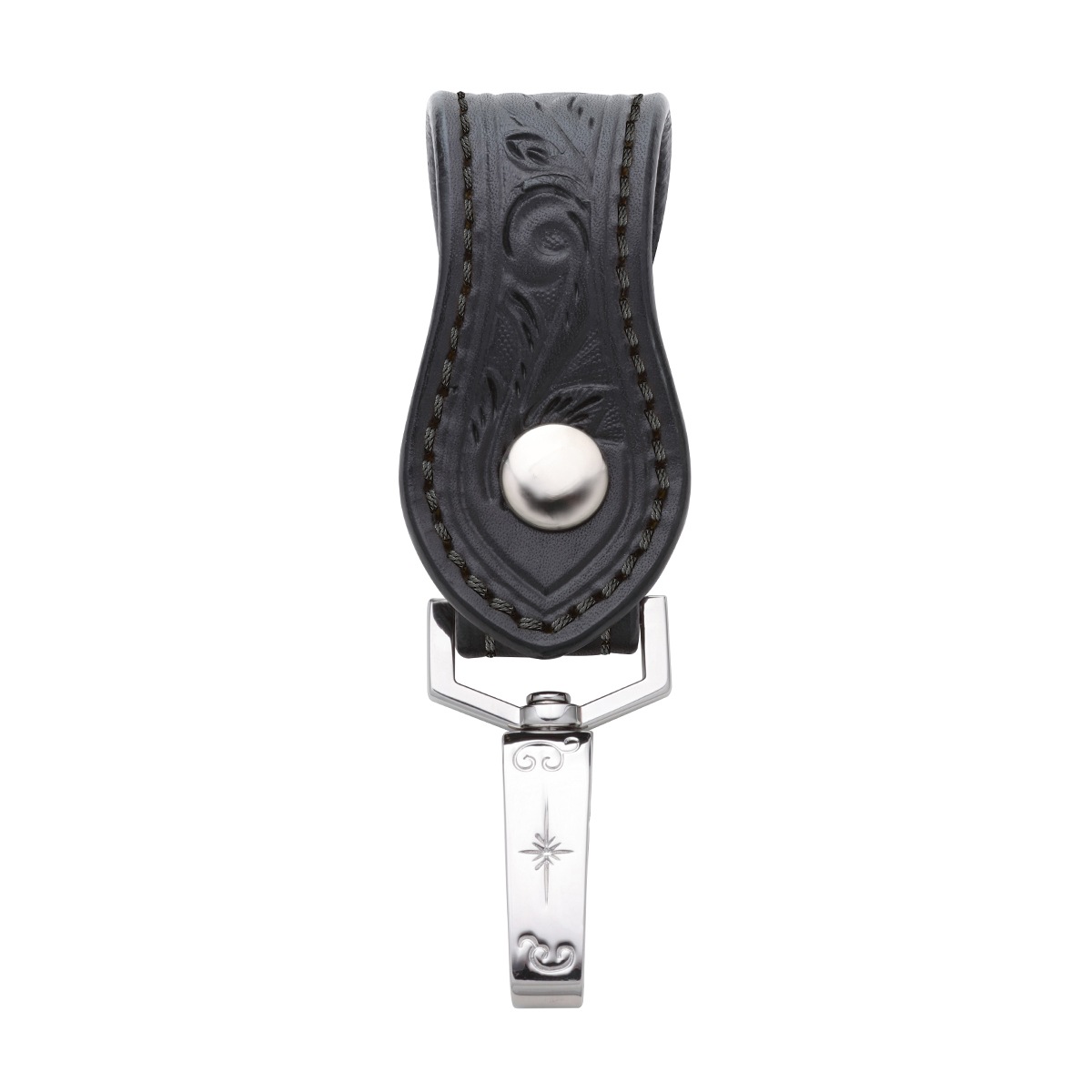 本革レザーキーループ ブラック サドルレザー｜全てのレザーアイテム