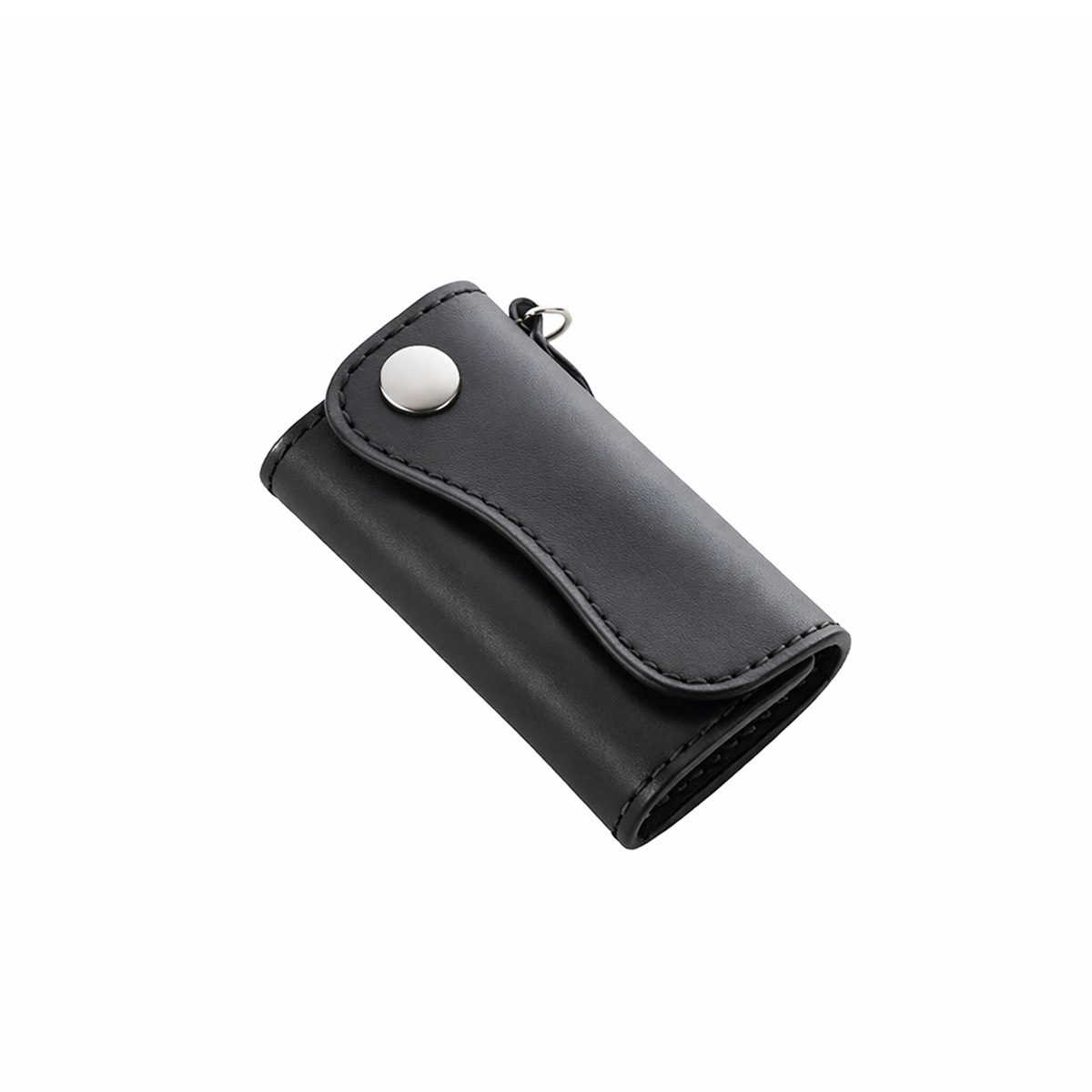 本革レザーキーケース ブラック サドルレザー