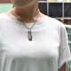 ハート付 フェザー(左向き) シルバー925 ペンダントトップ