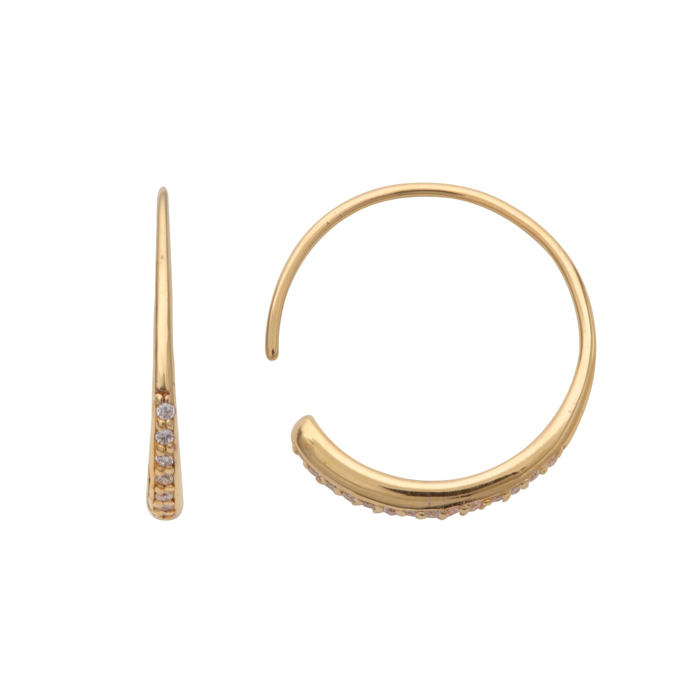 Amazon | Pasurohu ピアス K18 18金コーティング シルバー925