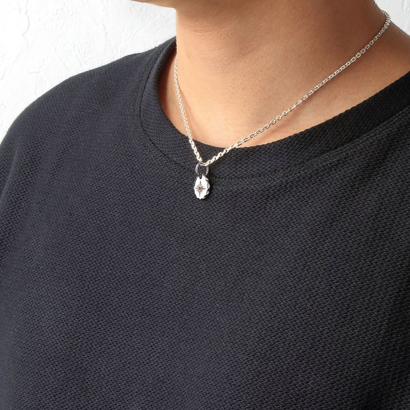 10月誕生石トルマリン ティアドロップ ペンダント/サンシンボル/天然石/シルバー925